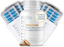 VITALUX || #1 Dosed Premium Erection Support & Libido Booster || Fast-Acting Blood Flow, Size & Firmness för Mäns Förbättring | L-Arginine + 18 Ingredienser | 3rd Party Tested + USA Made - 60 Pills