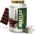 Magnum Nutraceuticals Quattro Vegan Protein Powder, Chocolate 2lb - Premium Plant-Based Protein Pulver Isolat för muskeltillväxt och återhämtning