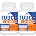 2000mg Tudca Liver Support Supplement, Tudca Bile Salt med mjölk Thistle och Nac,120 kapslar för 60 dagar,Stöd för lever, avgiftning, immunsystem
