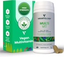 MultiVit Vegan Multivitamin Supplement, 26 Vitamin & Minerals - Vitamin Supplements för Metabolic, Brain Function & Immune Support - Multivitamin för kvinnor, män och barn