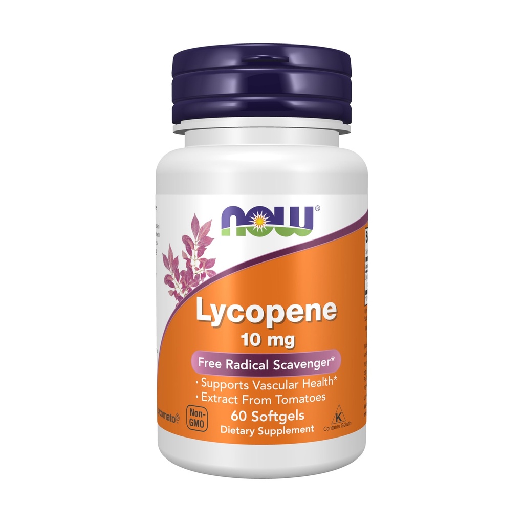 NU Supplements, Lycopene 10 mg med naturligt extrakt från tomater, fri radikal Scavenger *, 60 Softgels