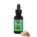 Organika Bee Propolis Tincture 1 uns: Vegan Propolis Extract - Throat and Breathing - Gratis från Gluten, GMO och Artificiella smaker - 10 Day Prop Drops Supply