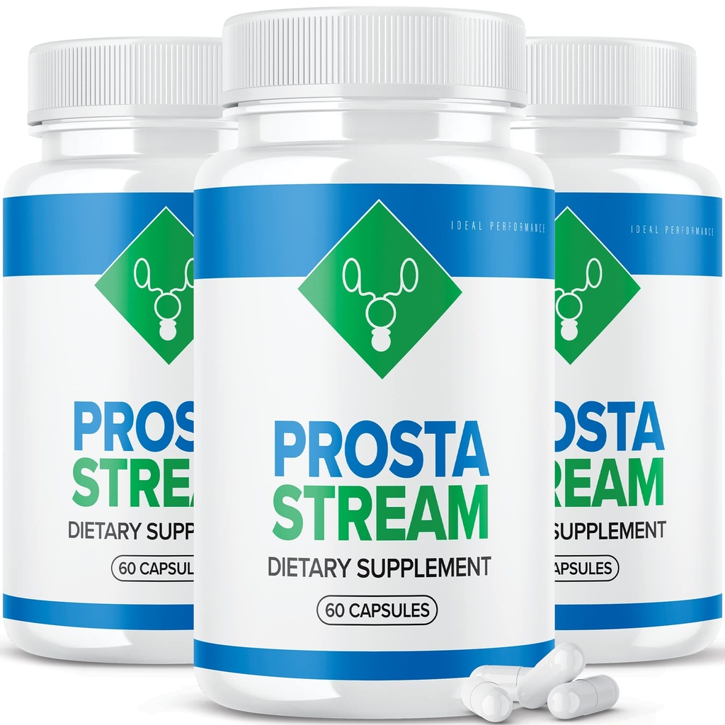 IDEAL PERFORMANCE (3 Pack) Prosta Stream Prostate Supplement Prostastream Pills (180 kapslar)