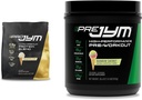 PRO JYM 45 Servings - Tahitian Vanilla Bean & Pre Jym Rainbow Sherbet, 30 Servings, Rainbow Sherbet, 1,8 pund (Pack of 1)