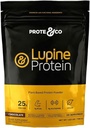 Prote & Co Lupin Protein - 24g Vegan Plant Based Proteinpulver. Icke GMO, No Added Sugar, Lactose Free, Gluten Free, Soy Free. 20 portioner - Choklad