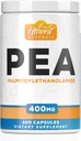 Palmitoylethanolamide kapslar | Pea 400mg | 400 Pill greve | Främjar naturlig inflammation och obehag lättnad