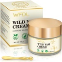 Organic Wild Yam Cream med Red Clover, Moisturizing Cream för kvinnor, Inkluderar Applikator (4 Ounce)