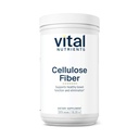Vital Nutrients Cellulose Fiber Powder | 375g Cellulose Insoluble Fiber Powder | Fiber Supplement Powder stöder hälsosam tarmfunktion | Gluten, Dairy, Soy Free | Icke-GMO | 60 kapslar