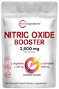 Nitric Oxide Supplements for Men & Women 3,600mg, 240 Bisected Tablets | 80 Servings | Max Strength Nitric Oxide Booster with L-Arginine & L-Citrulline