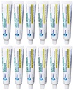Globe (12 Pack) Triple Antibiotic First Aid Ointment 1 uns, First Aid Antibiotic Ointment, 24-timmars Infection Protection, Wound Care Treatment för mindre skrapor, Burns och Cuts