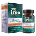 MyIron ProClinical by Purity Products - Iron (Ferrous Bisglycinate Chelelate) + Vitamin C (PureWay-C) - Gentle on The Stomach - Controlled Absorption - Promotes Healthy Red Blood Cells - 30 Count (1)