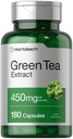 Horbäach Green Tea Extract Capsules 450mg | 180 greve | Herbal Supplement | Non-GMO och Gluten Free
