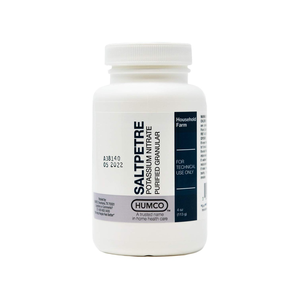 Saltpetre kaliumnitrat, FCC, 4 oz.