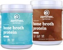 Zammex Bone Broth Protein Pulver, Chocolate+Vanilla smak