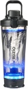 BUZIO Electric Protein Shaker Bottle, 24 oz Shake Blender Bottle, USB Rechargeable Blender Bottles för Protein Mixes Shaker Cups, Portable Large Sports Water Bottles Made med Tritan, Black