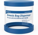 HCS Emesis Bags Dispenser - Wall Mounted, Holds 24 HCS Vomit Bags Disposable (Inkluderad) - Inkluderar ankare och skruvar
