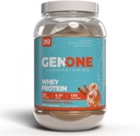 GenOne Whey Protein Powder Isolate, 25g Protein och 6,5 g BCAA per portion, Cinnamon Roll, Low Carb, Fast Digesting, 30 portioner, 2,25 LB