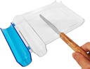 Medarchitect Right Hand Pill Counting Tray med Spatula (Clear - Wood Handle)
