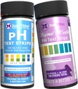 Just Fitter Women's Body och Vaginal pH Bundle. Exakt pH Strips för urin, saliv och vaginal pH Balance. Enkel snabb testlösning för komplett kropps Wellness.