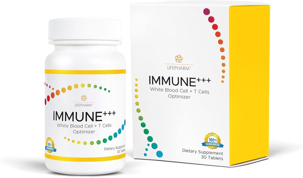 IMMUNE++++ Vital Essentials Vitamin C Supplement - 500mg - Öka immuniteten med 3 kraftfulla blandningar av växtbaserade och botaniska ingredienser - Öka vita blodceller och celler - 30 tabletter