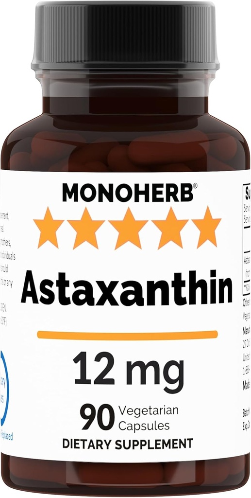 Astaxantin 12 mg - 90 Veg kapslar