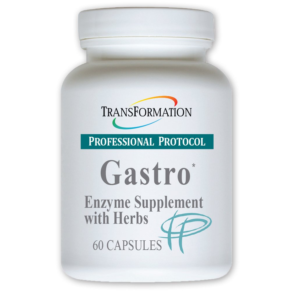 TRANSFORMATION THE GENESIS OF GOOD HEALTH - Gastro Enzyme Supplement med Herbal Blend & Vitamin E, lindra Gastrointestinal Discomfort, Digestive Function, Support för Relief of Heartburn, 60
