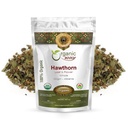 Organiskt sätt Hawthorn Leaf och Flower Whole (Crataegus monogyna) - Herbal Tea | European Wild-Harvest | Organic, Kosher & USDA Certified (1/4 LBS / 4 Oz)