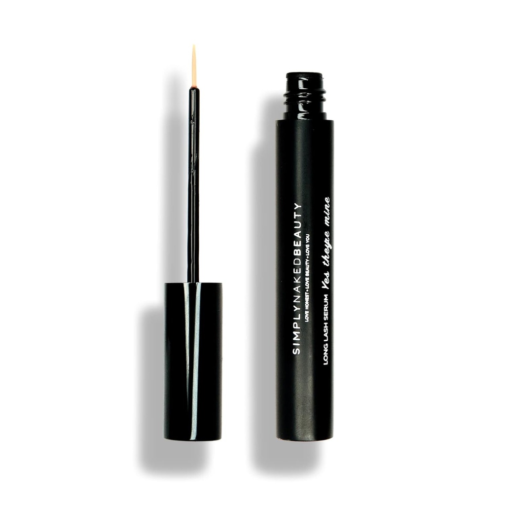 Lash Growth Serum & Brow Enhancer (5 ml) Få längre, Fuller Eyelashes på 12 dagar - Natural & Plant Based Peptides for Healthy Brow & Lash Growth - Cruelty Free Lash Serum av Simply Naked skönhet