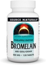 Källa Naturals Bromelain, Proteolytic Enzyme Supplement, 500mg - 120 tabletter