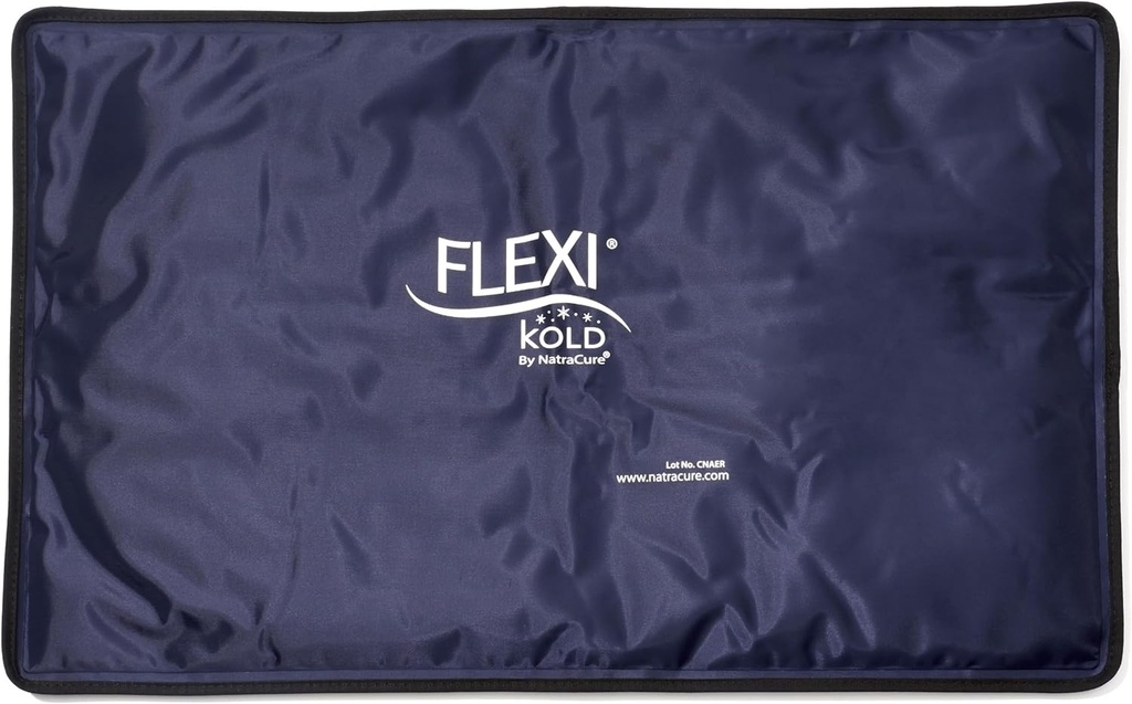 FlexiKold Extra Large Gel Soft Flexible Ice Pack för skador - Ice Compress, Ice Pad och Flat Ice Wrap för postkirurgi för skador av axlar, HIPS & Full Back - XL - Överdimensionerad 13 "x 21.5"