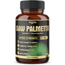 11in1 Saw Palmetto kapslar med Ashwagandha, gurkmeja, Tribulus, Maca, grönt te, Ginger, helig basilika och mer - Hälsosam prostata och hårstöd - 180 greve 6-månaders leverans