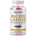Big Eye Lashes Hair Growth - Eyelash Growth Gummies för Fuller, Tjockare, Längre Lashes
