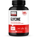 FORCE FACTOR Glycin för att främja avkoppling och återstående sömn, stödja kognitiv funktion, humörbalans och nervhälsa, 100 vegetabiliska kapslar