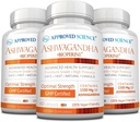 Godkänd vetenskap Ashwagandha 1500mg med Bioperine® och Ginger- Boost Mood & Energy - 60 Vegan Friendly Capsules (3 flaskor)