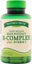Naturens sanning B-Complex Plus Vitamin C Time släppt, 100 greve av 3)
