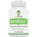 VitaMonk Histamin Blocker för Histamine Intolerans - HistaResist - DAO Enzyme Supplement Optimal Dose of Diamine Oxidase för att hjälpa Shield Histamine för Smooth Digestion - 60 kapslar