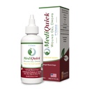 MediQuick Skin & Wound Care Hydrogel Drops - Snabbläkning Första Hjälpen Drops med 12 timmar Åtgärder för att läka skär, Brännor, Inflammation, Rash, Itch, Eczema & Mer - Säkert Sår Tvätta med No-Sting - 4 Fl Oz