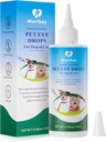 Pet Eye Drops,Gentle & Safe Dog Eye Drop för infektion,Relieve Eyes Itching & Irritation, Ta bort Tear Stains,Safe för alla djur, 4.06oz,120ml