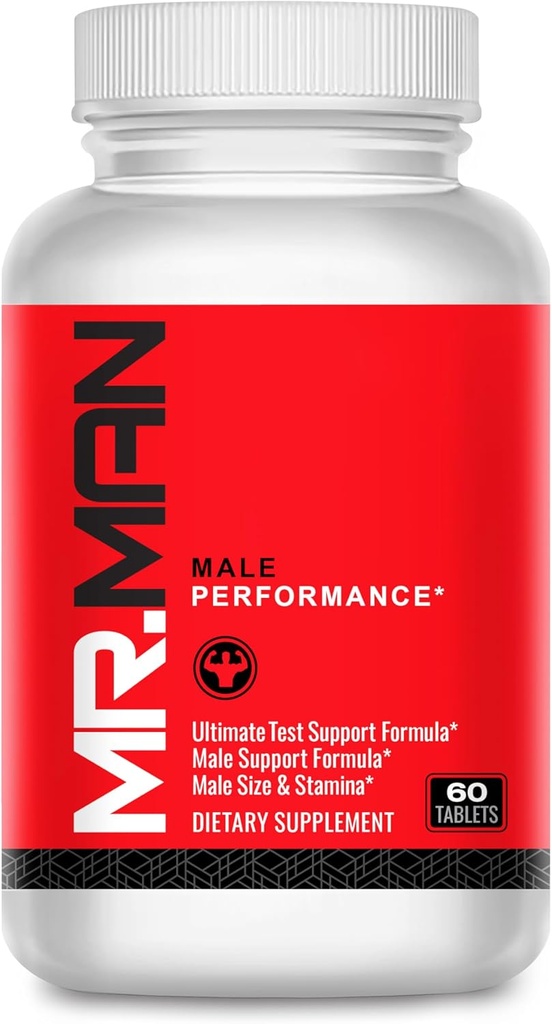 Mr Man Male Enlargement Pills-Size förbättrar tillskott för män - Lägg till över 3 på 90 dagar - 60 tabletter