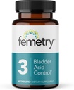 LifeSeasons Femetry Bladder Acid Control - Stöd för interstitiell Cystit - Minska urinsyra i blåsan - lindrar Flares orsakade av att äta eller dricka sura livsmedel - 60 tabletter