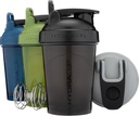 Hydra Cup ProFlow Shaker Bottles | Protein Shaker Cups med Whisk Ball, Leak-Proof Lid, Dold Carry Handle | BPA-Free Gym Mixer för Protein Powder, Mixing Supplements (4 Pack med Regelbunden Whisk)