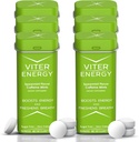 Viter Energy 40mg Koffein Mints - Sugar Free, B Vitaminer, Vegan, ökar snabbt Energized Alert Focus, koffeinerade Nootropic Supplement Pills (Spearmint Flavor, 20pcs, 6 Pack, 120pcs Total)
