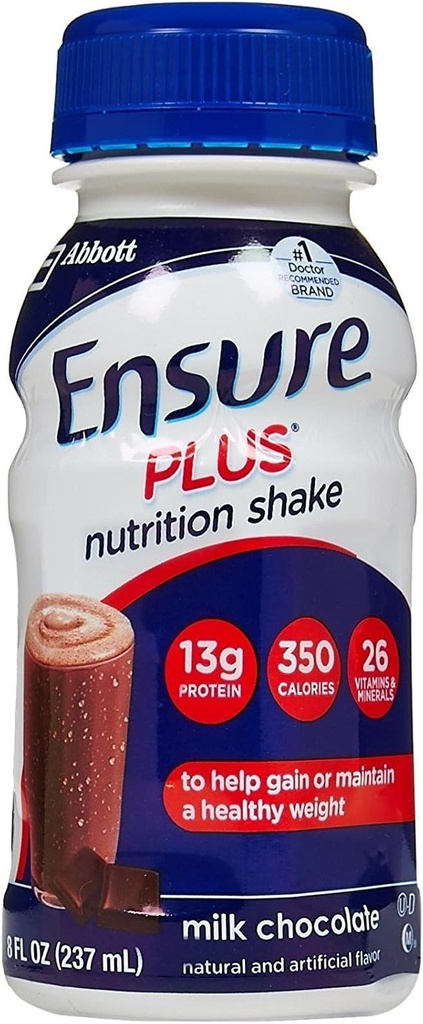 Säkerställ Plus Nutrition Shake Bottles - mjölkchoklad - 8 oz - 6 pk