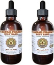 Holy Basil Liquid Extract, Organic Holy Basil (Ocimum tenuiflorum) Tinktur Supplement 2x4 oz