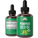 Pumpkin Seed Oil. USDA Organic Vegan Liquid Drops Extract för kvinnor och män. Supplement för hårväxt, hudhälsa, UT, Prostate Support. Zero Sugar, Gluten Free. Ta oralt inga kapslar