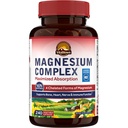 Vitalitown Magnesium Complex Supplement 500mg, Maximized Absorption, NSF Certified Chelated Magnesium Glycinate, Malate, Taurate & Citrate för sömn, energi och hjärta, Vegan, icke-GMO 240 Caps