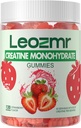 Kreatinmonohydrat Gummies 5000mg för män och kvinnor, Chewables Creatine Monohydrate Supplement (120 greve) - Jordgubbar 120 Gummies