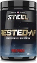 Steel Supplements Rested-AF I Deep Sleep Aid och Muscle Recovery Powder med GABA & Valerian Root Extract | Stress Relief och kognitivt stöd | 30 portioner (Fruit Punch)