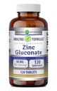 Fantastiska formler Zink Gluconate Supplement | 50 Mg Per Servering | Tabletter | Icke-GMO | Glutenfri | Tillverkad i USA (120 greve)
