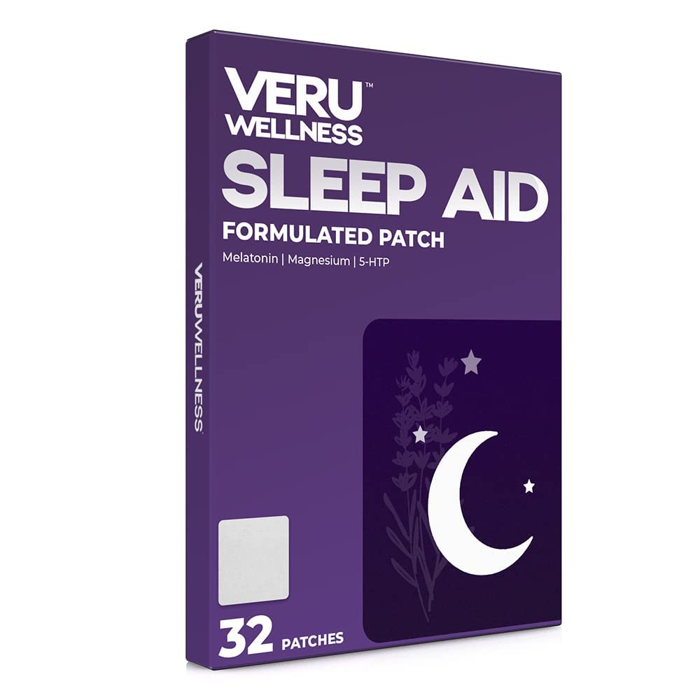 Natural Sleep Patch - Innehåller Melatonin, 5-HTP & Magnesium - Tranquil Sleep & Jet-lag - Fall Asleep Faster - Sleeping Patch för vuxna - Bekväm och lätt att tillämpa